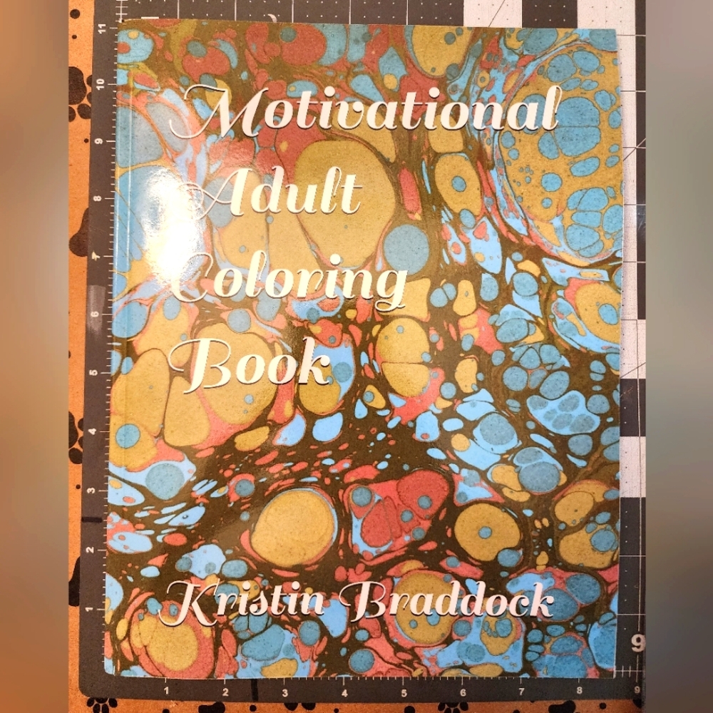Motivational Adult Coloring Book - Multicolor
